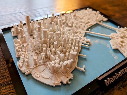 New York City Lower Manhattan 3D Miniature