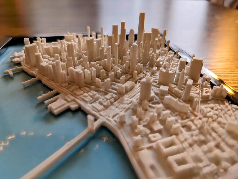 New York City Lower Manhattan 3D Miniature