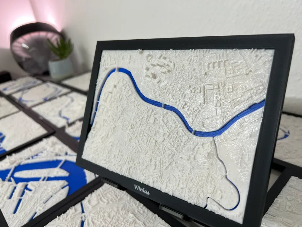 Vilnius, Lithuania - 3D Miniature